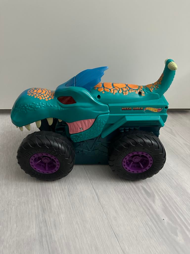 Hot Wheels Mega Wrex Monster Truck, Kinderen en Baby's, Speelgoed | Speelgoedvoertuigen, Ophalen of Verzenden, Zo goed als nieuw