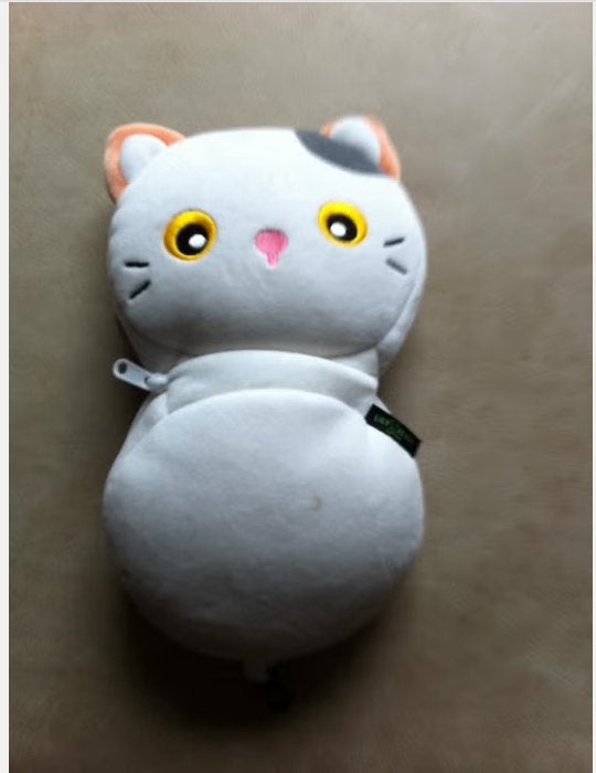 Meisjes knuffel kan als buideltasje Br 20 cm, Overige karakters, Overige typen, Ophalen of Verzenden, Zo goed als nieuw