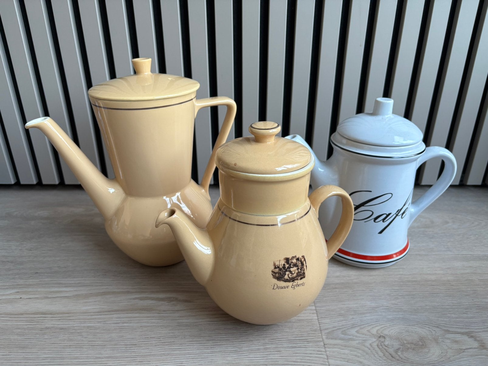 Vintage Douwe Egberts thee- en koffiepotten, Ophalen of Verzenden