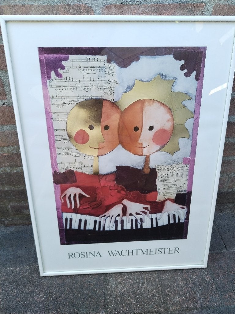 Rosina Wachtmeister poster / drukkunst – ingelijst, Antiek en Kunst, Kunst | Litho's en Zeefdrukken, Ingelijst, Zeefdruk, Ophalen