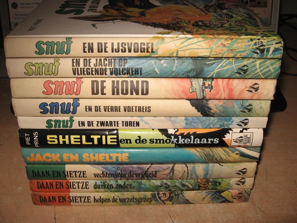Piet Prins  10x      5x Snuf/3 x Daan en Sietze/2x Sheltie, Boeken, Ophalen of Verzenden, Gelezen