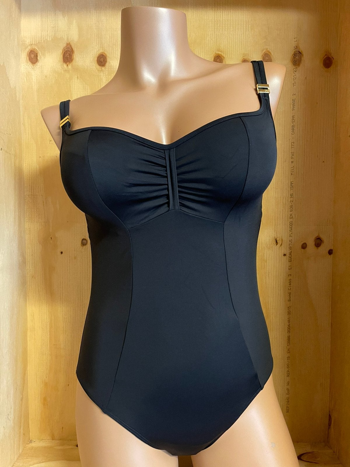 Panache badpak maat eu 65g en 65j anya riva, Kleding | Dames, Verzenden, Nieuw, Zwart, Badpak