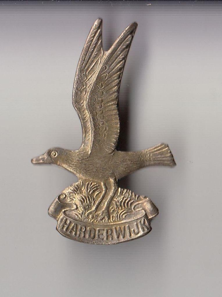 Harderwijk Meeuw broche, Gebruikt, Niet vindbaar, Niet vindbaar, Speldje of Pin