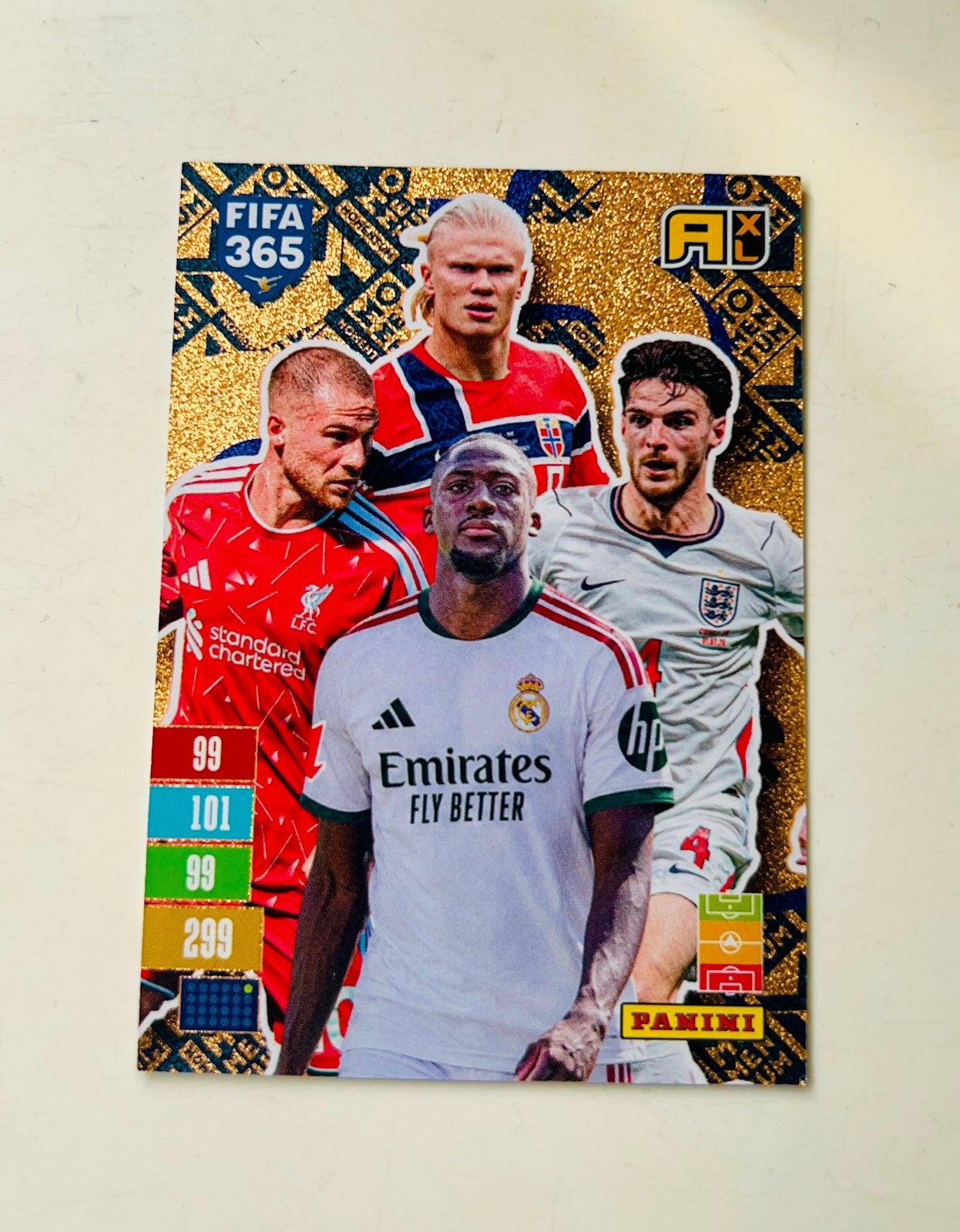 Panini Fifa 365 Adrenalyn 2027.Momentum card  Hoogste waarde, Ophalen of Verzenden, Nieuw, Plaatje