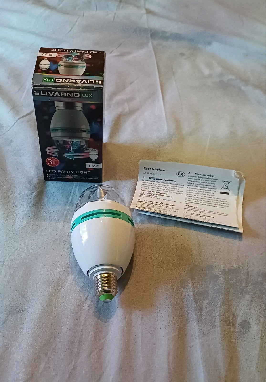 Disco lamp, Ophalen