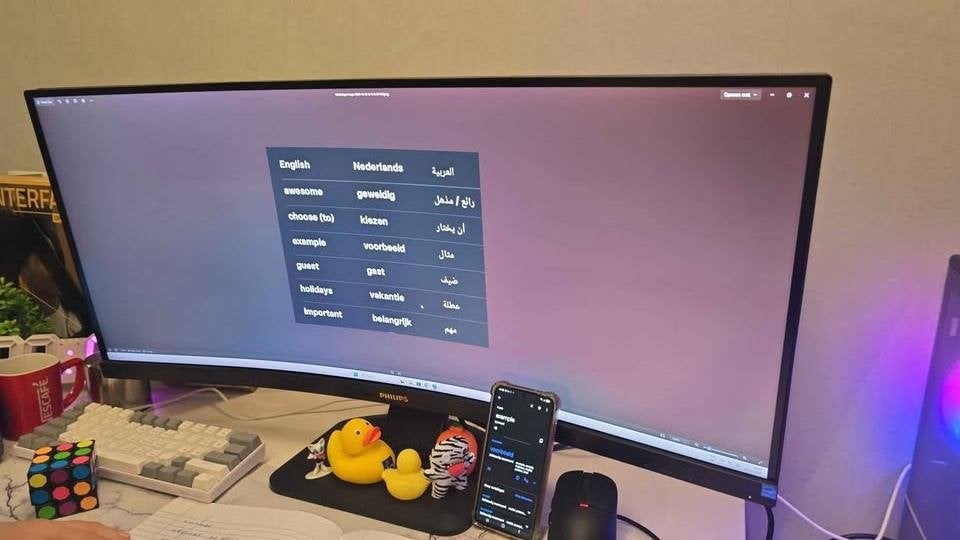 Philips 34 inch UltraWide monitor – 346B1C/00, Computers en Software, Philips, 101 t/m 150 Hz, Ingebouwde speakers, DisplayPort