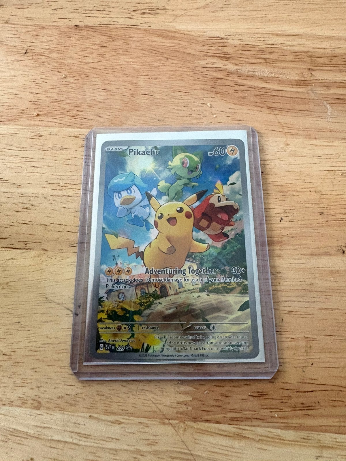 Pikachu svp 027, Ophalen of Verzenden, Zo goed als nieuw