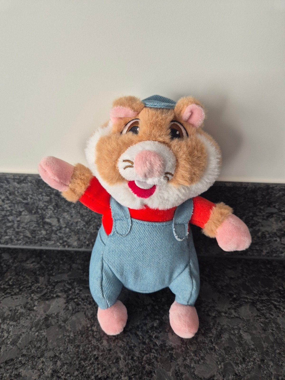 Albert Heijn - Knuffel Hamster met Tuinbroek en petje, Ophalen of Verzenden, Zo goed als nieuw, Overige typen