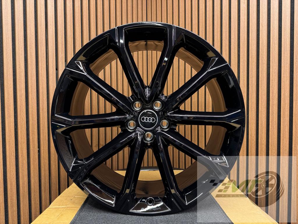 4x 21" Audi Q5 SQ5 A5 S5 A6 S6 10 spk POLYGON BLACK BTW OEM, Velg(en), -, -, Nieuw
