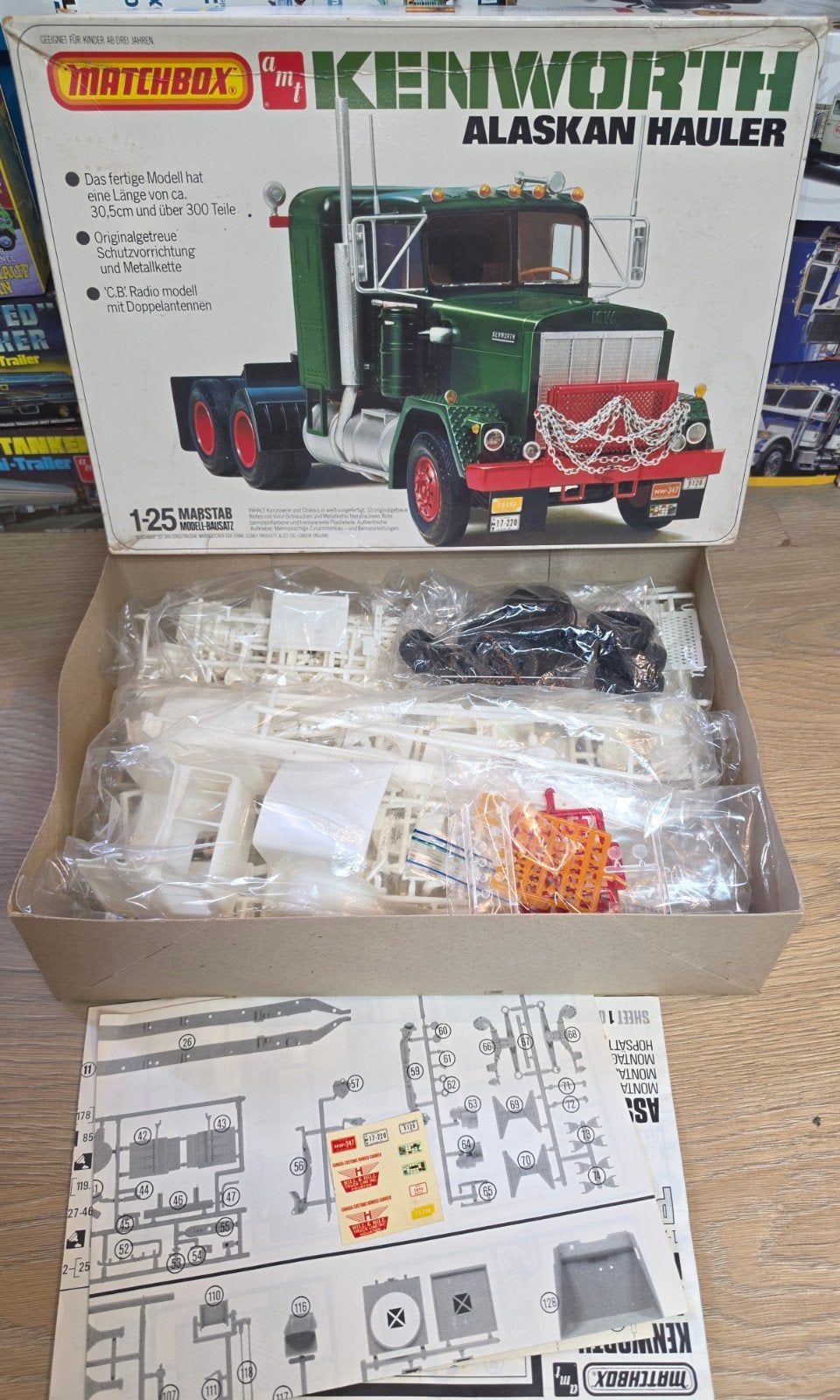 Amt/Matchbox PK6104 Kenworth Alaskan Hauler, Overige merken, Groter dan 1:32, Ophalen of Verzenden, Zo goed als nieuw