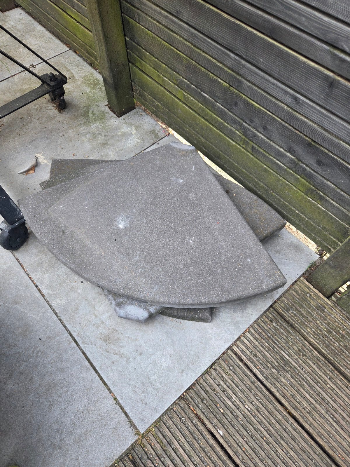 Parasolvoet tegels (3stuks), Ophalen, Nieuw, Minder dan 1 meter, Parasolvoet