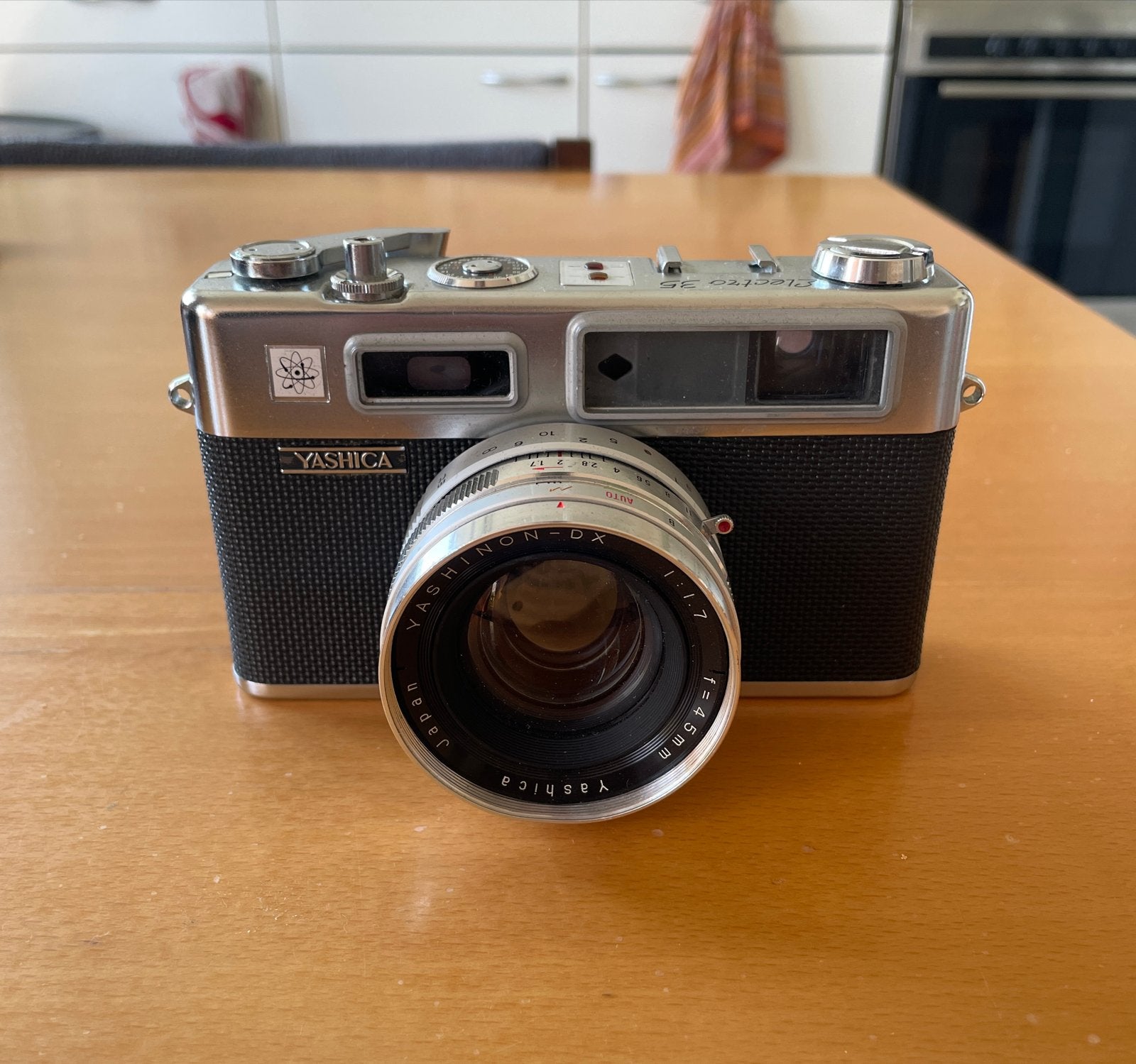 Yashica Electro 35 - Niet functioneel, Ophalen of Verzenden, Niet werkend, Compact, Overige Merken