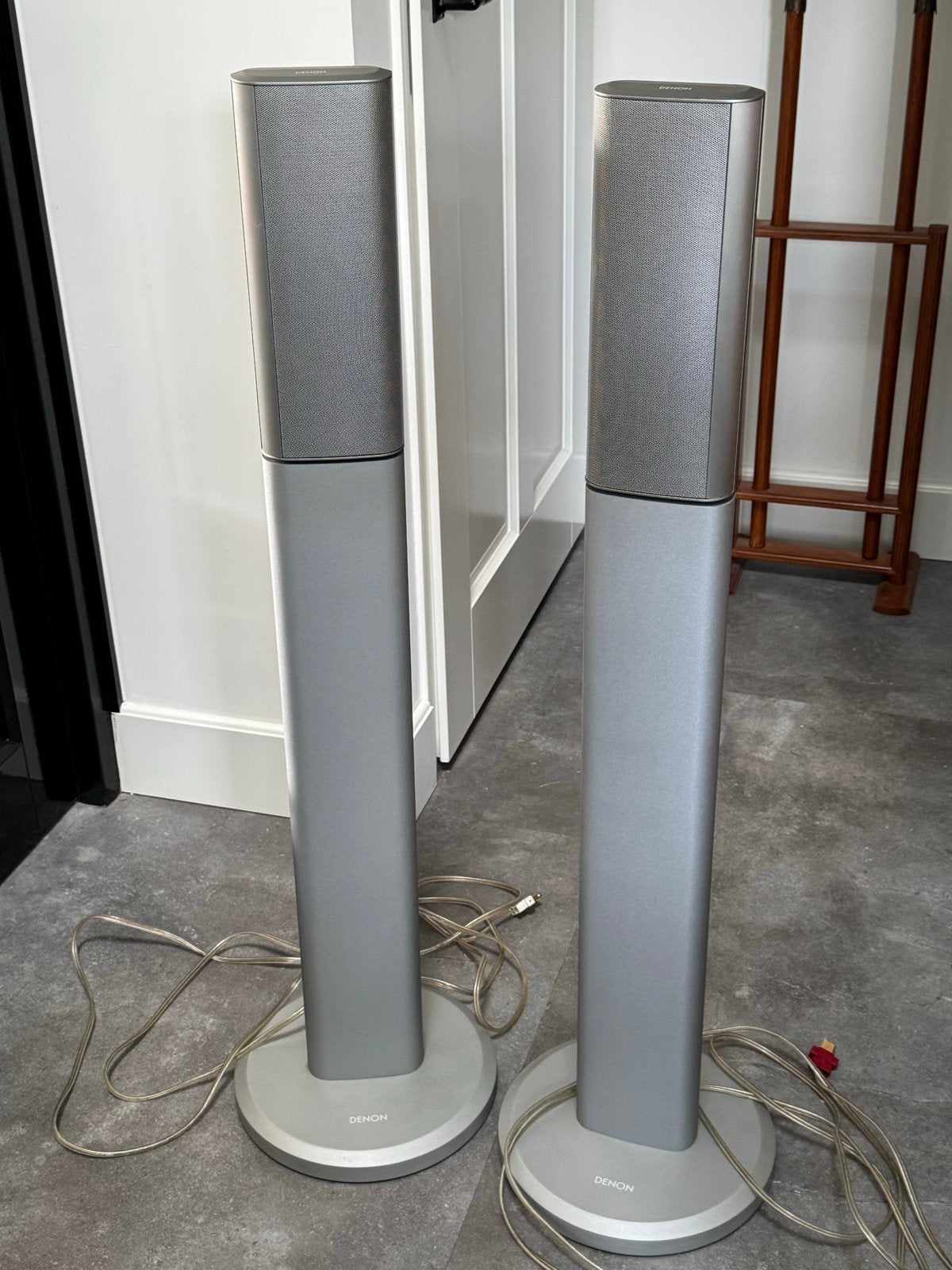 Denon S-301 SC-S301 Vloerstaande Luidsprekers (Set), Ophalen, Vloerstaande luidspreker, Gebruikt, Inclusief kabels