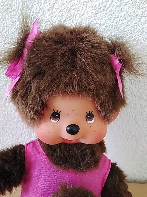 Monchhichi met baby., Ophalen of Verzenden, Zo goed als nieuw, Babypop