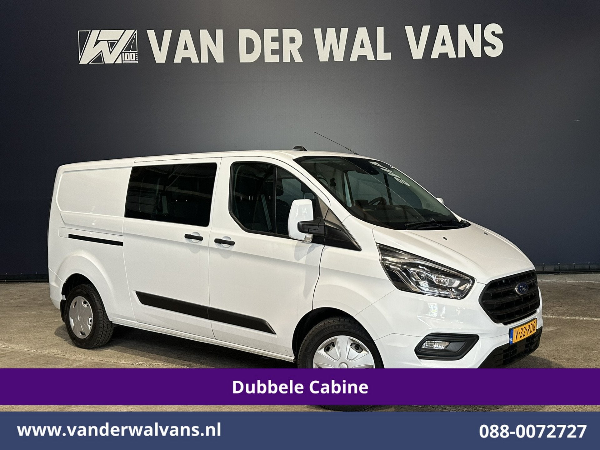 Ford Transit Custom 2.0 TDCI 131pk Automaat L2H1 Dubbele Cab, Auto's, Bestelauto's, Stof, Gebruikt, 4 cilinders, 1850 kg