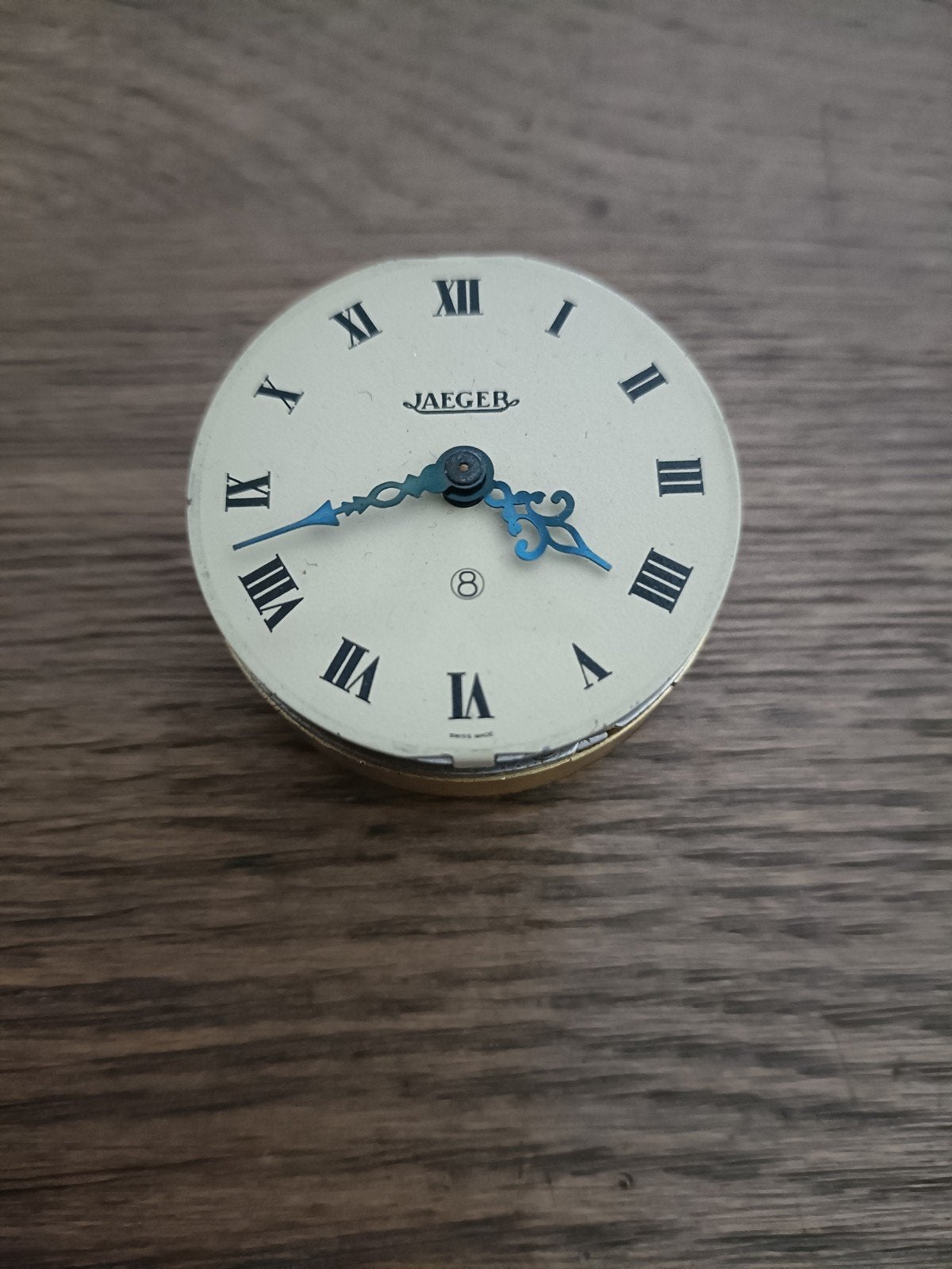 Los Uurwerk Jäger 8 Days Voor Reparatie loop sloop Zie Fotos, Ophalen of Verzenden, Gebruikt