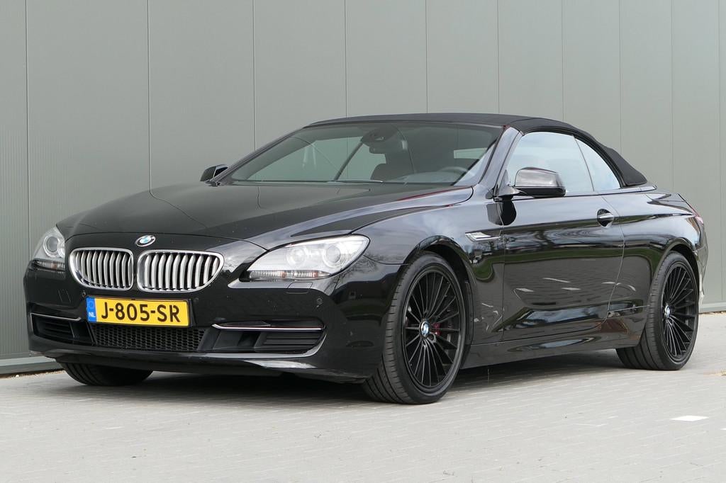 BMW 6-serie Cabrio 650i High Executive HUD Memory Stoelverko, Auto's, Automaat, Euro 5, Achterwielaandrijving, Gebruikt