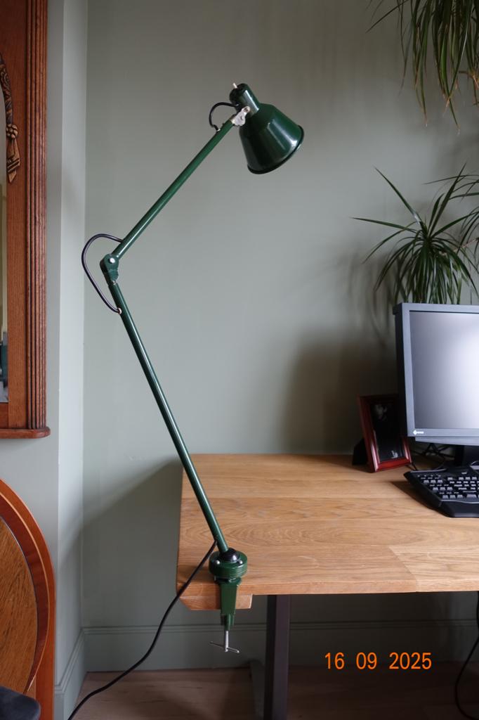 Midcentury fa. Rimsa Longoni brevetti klemlamp 1 tot 5 stuks, Huis en Inrichting, Gebruikt, Midcentury, vintage, Ophalen of Verzenden