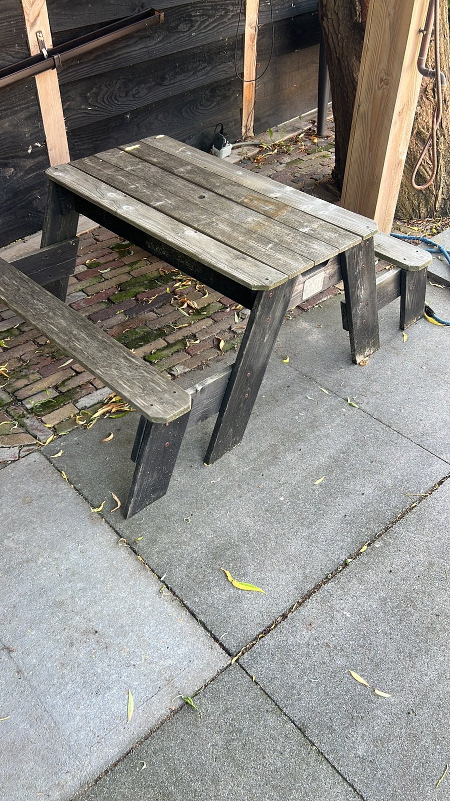 Picknicktafel exit met bakken voor zand en water, Kinderen en Baby's, Ophalen, Gebruikt
