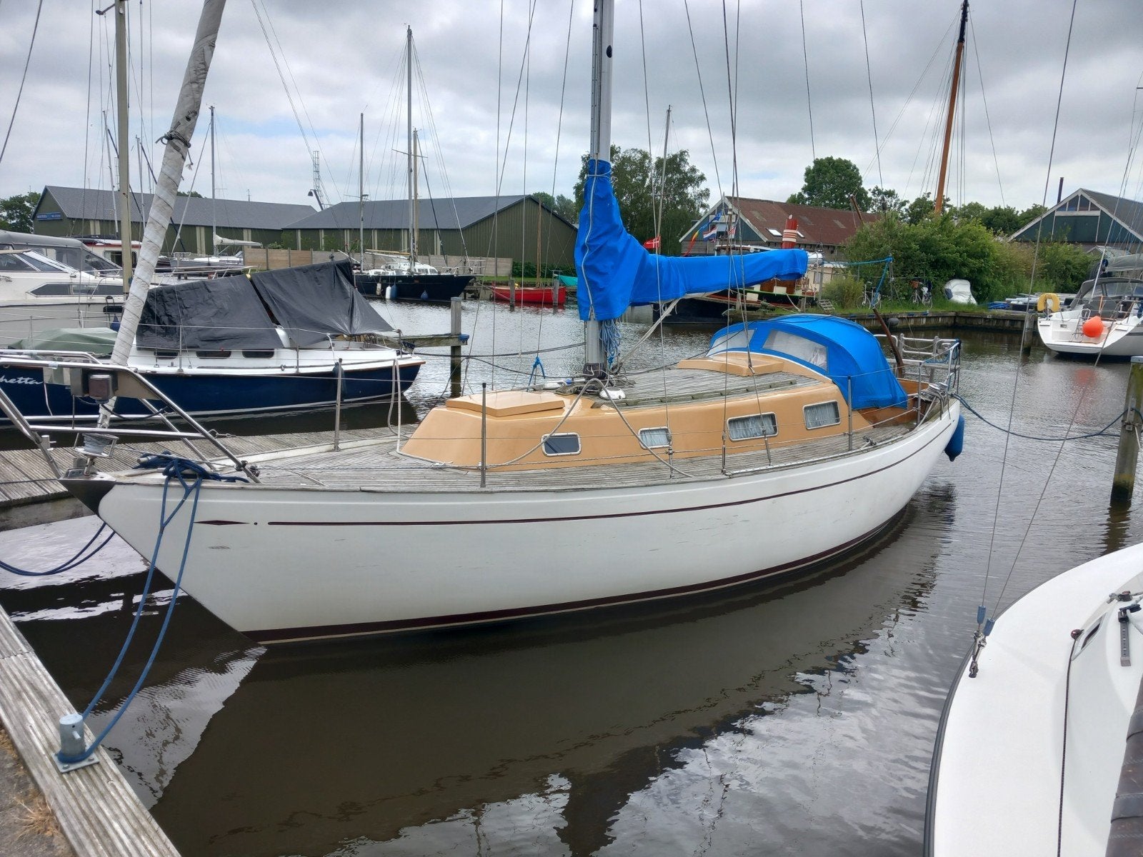Kajuitzeiljacht klassieke Vindo 32, Overige materialen, Gebruikt, Binnenboordmotor, Diesel