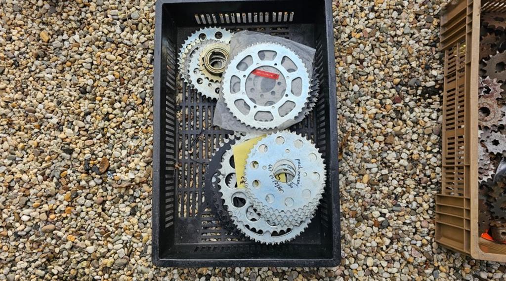 Partij motocross tandwielen - staal & aluminium, Ophalen, Nieuw