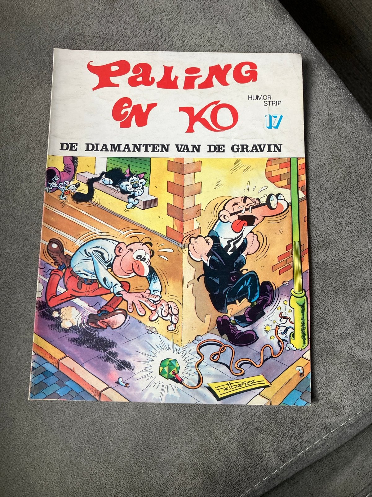 Paling en Ko - De Diamanten van de Gravin (Humor Strip 17), Eén stripboek, Ophalen of Verzenden, Gelezen