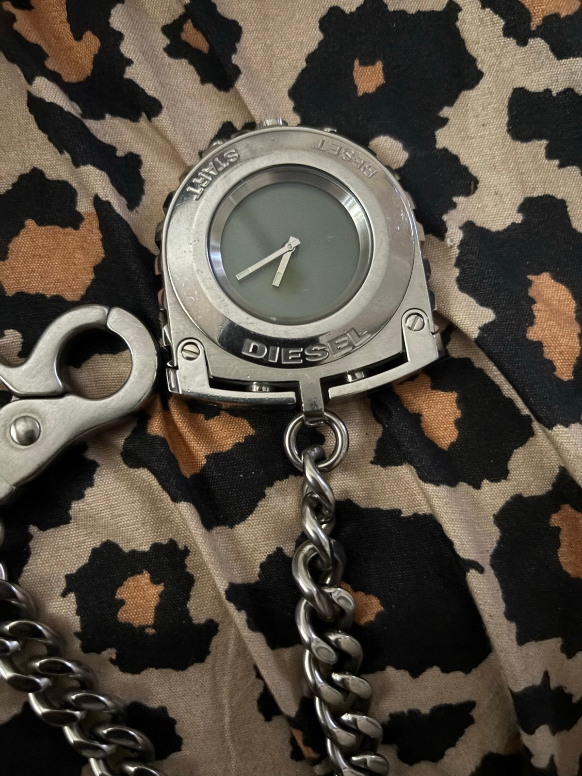 Diesel Zakhorloge - Ziet eruit als nieuw, Sieraden, Tassen en Uiterlijk, Horloges | Heren, Ophalen, Zo goed als nieuw, Staal, Zakhorloge