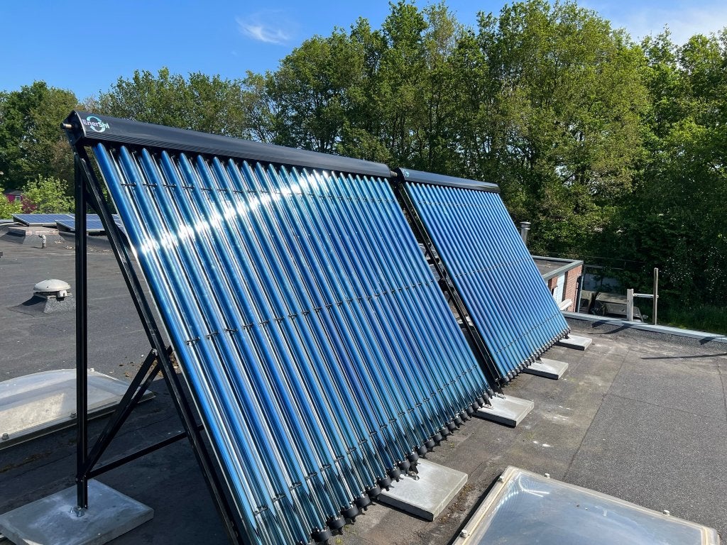 Heatpipes - zonneboiler - warmtepomp - verwarming, Ophalen, 100 liter of meer, Nieuw, Boiler
