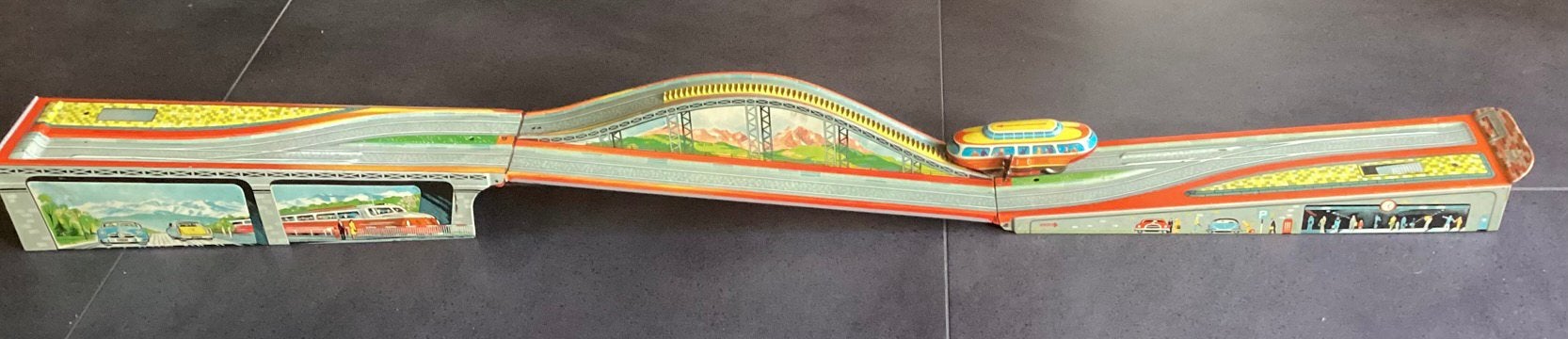 1950’s Blikken Technofix Dolomieten GE280 baan, mooie staat, Ophalen