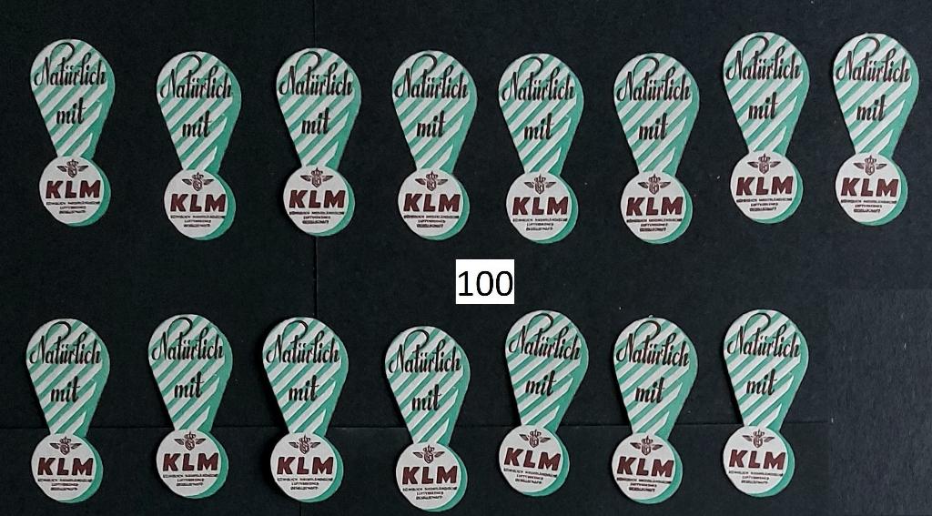 KLM bagage (luggage) label Natürlich mit KLM, Ophalen of Verzenden, Zo goed als nieuw, Overige typen