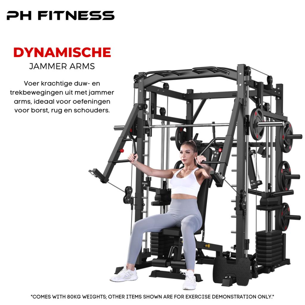 Premium Power Rack met Smith Machine, Leg Press, 160KG Stack, Benen, Zurichstraat 20, 6135LP SITTARD, Nieuw, Ophalen of Verzenden