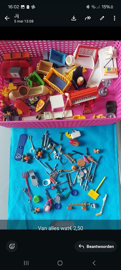 Grote partij Playmobil accessoires en onderdelen, Ophalen of Verzenden, Gebruikt, Jongen of Meisje