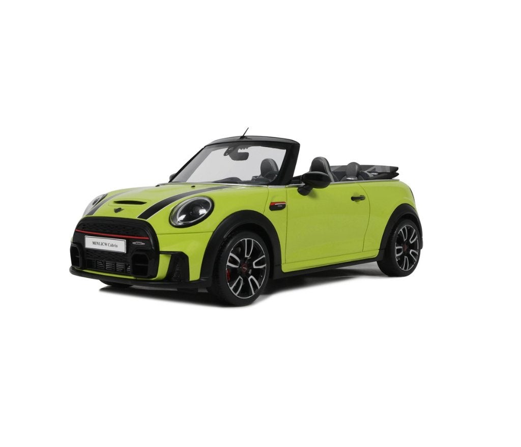 MINI JCW CABRIO ZESTY GEEL C5H 2021 1/18 OTTO MOBILE OT1303, Ophalen of Verzenden, Nieuw, Auto, OttOMobile