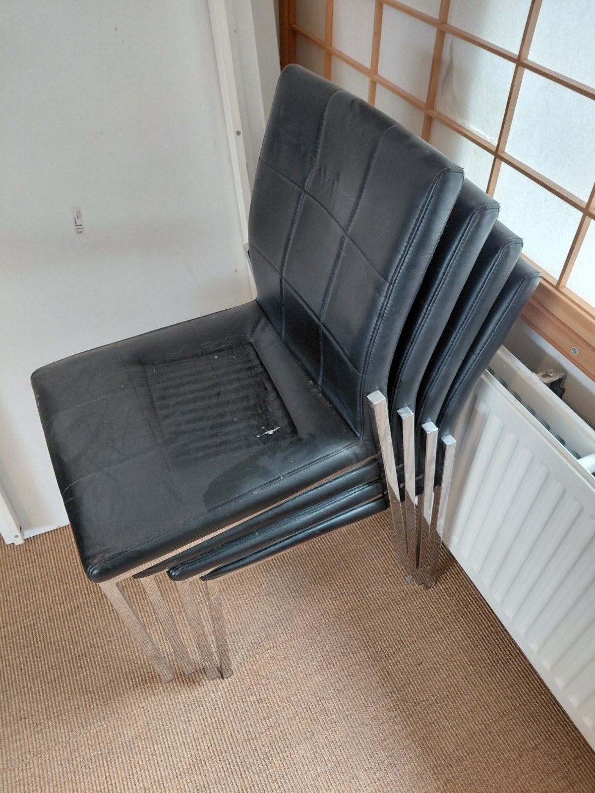 Gratis stoelen 4x, Ophalen, Gebruikt