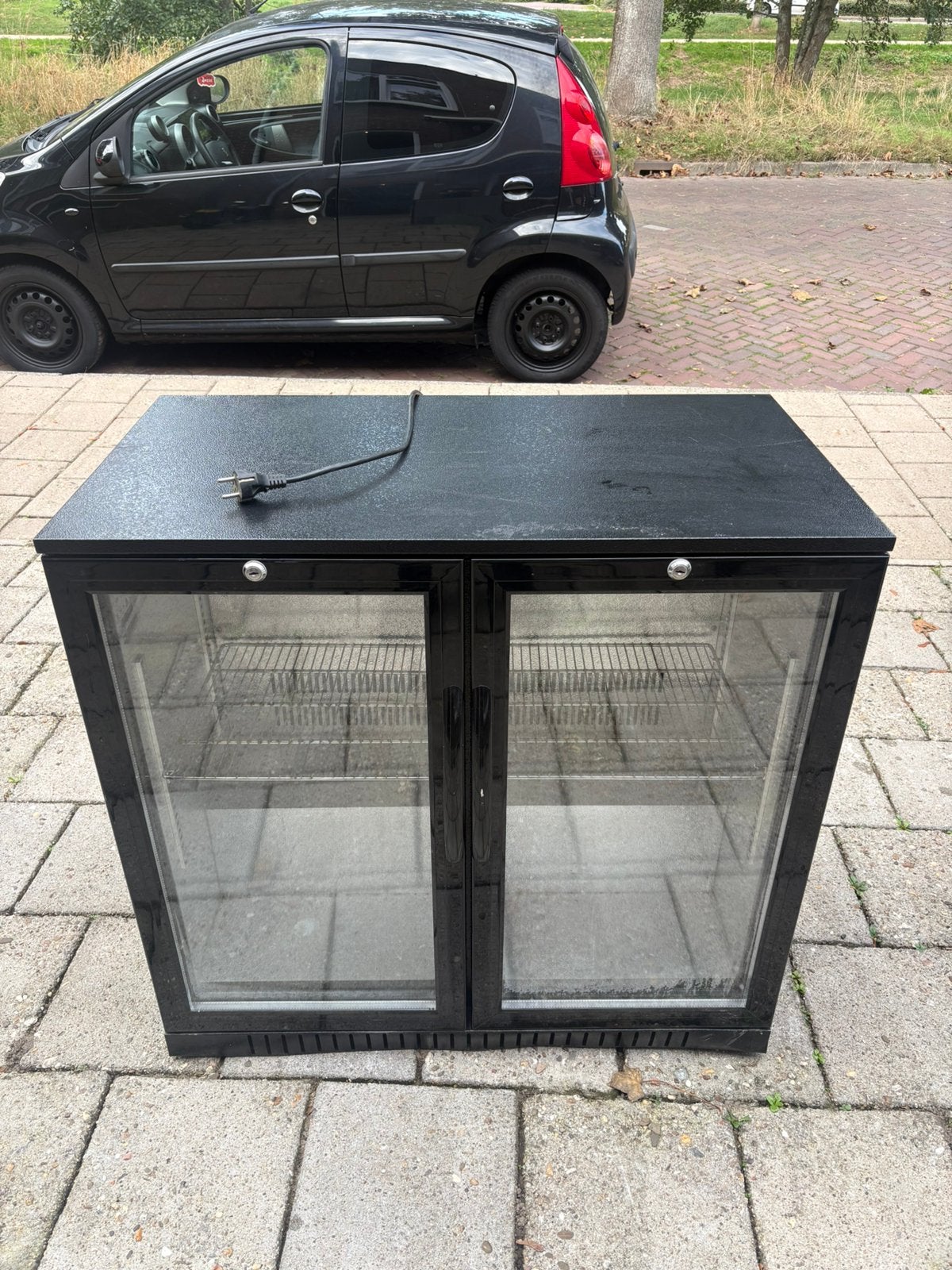 2 deur bar koelkast, Ophalen