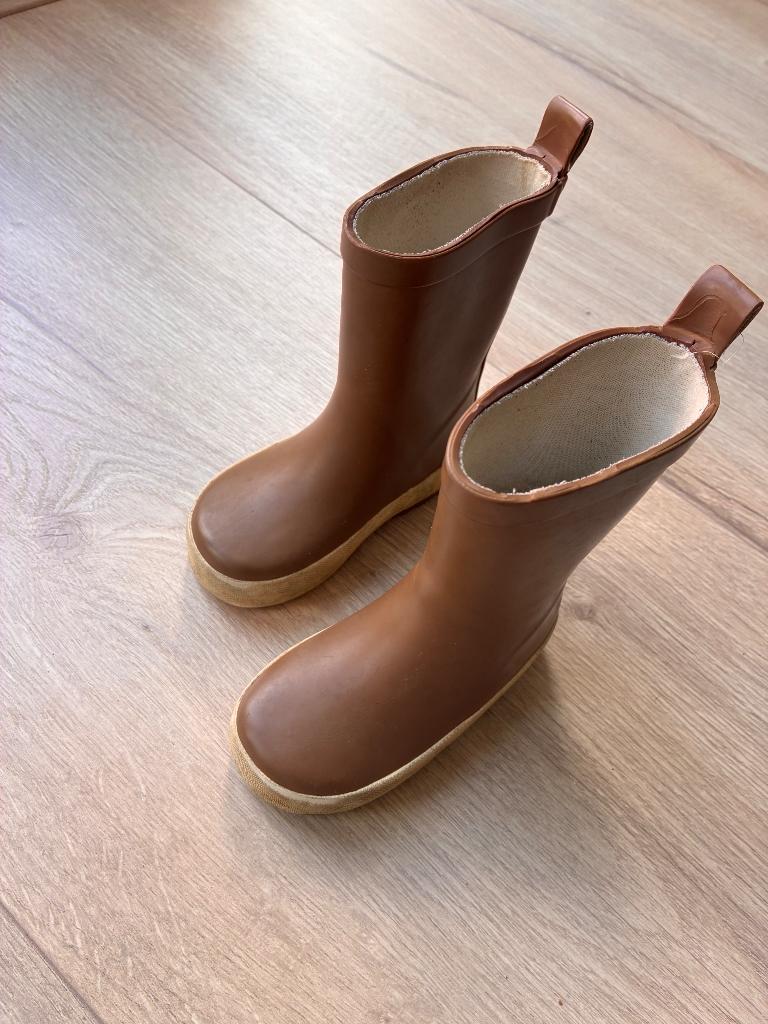 Regenlaarzen bruin/oranje maat 20 HEMA, Ophalen, Gebruikt, Jongen of Meisje, Laarzen