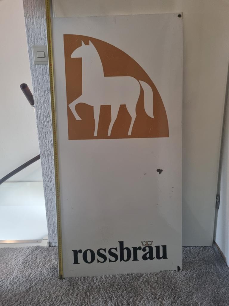 Groot emaille bierbord, Ophalen, Zo goed als nieuw, Reclamebord