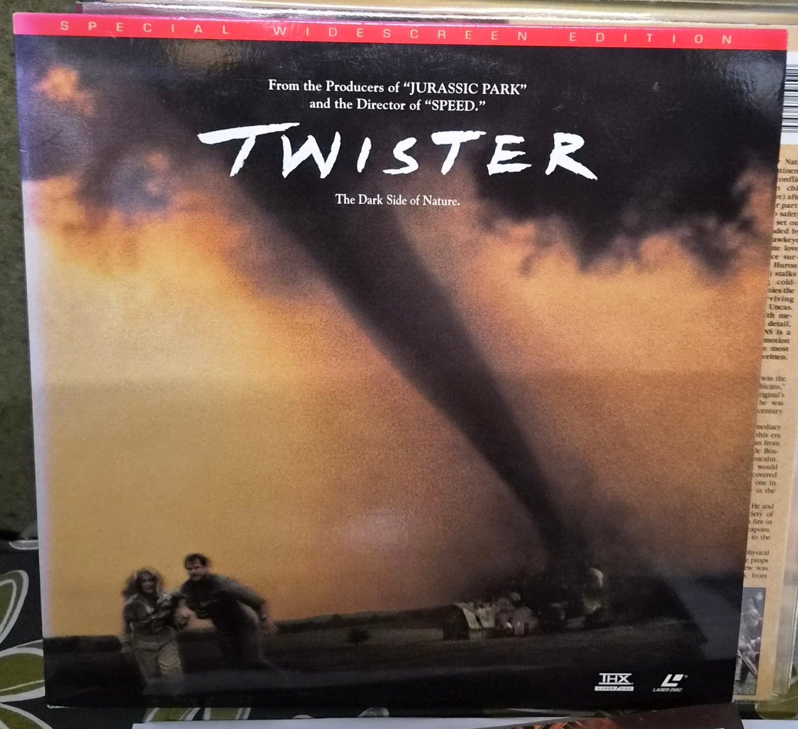 Twister op Laserdisc, Engels, Alle leeftijden, Breedbeeld, Actie
