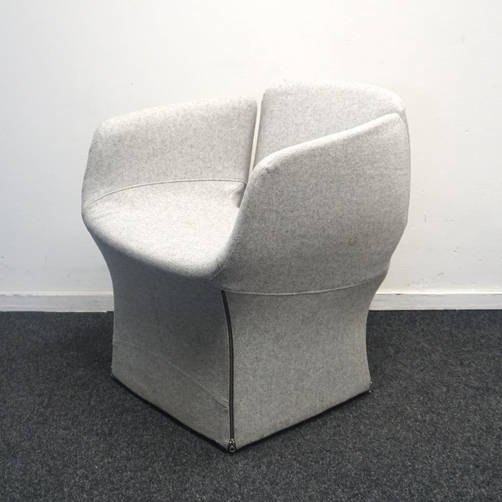 Moroso Bloomy Design Fauteuils | Lichtgrijs | Stoelen, Huis en Inrichting, Fauteuils, Gebruikt, -, -, 75 tot 100 cm