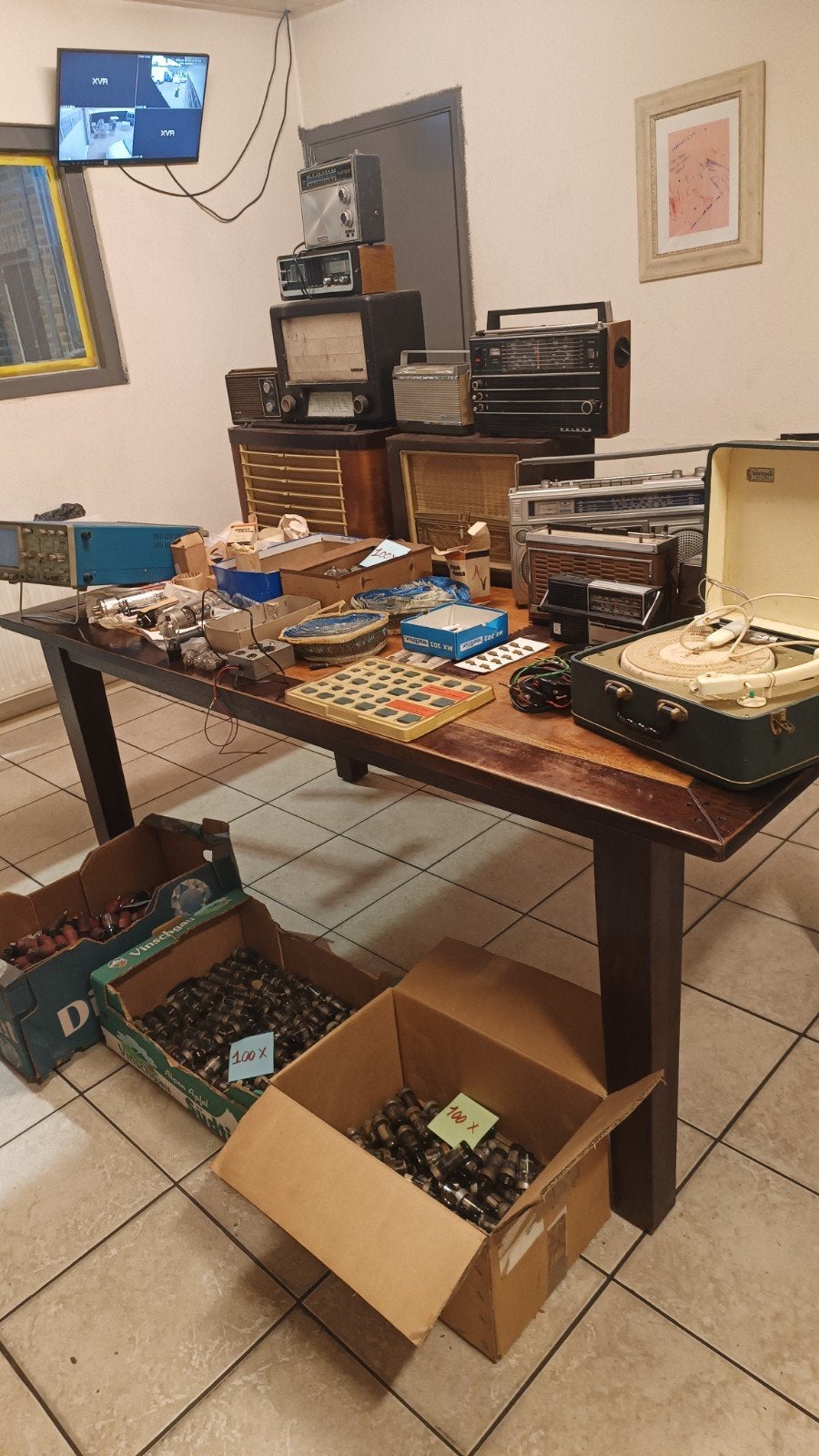Mooie partij, voor de amateur zenders,verzamelaar, hobbyist, Ophalen