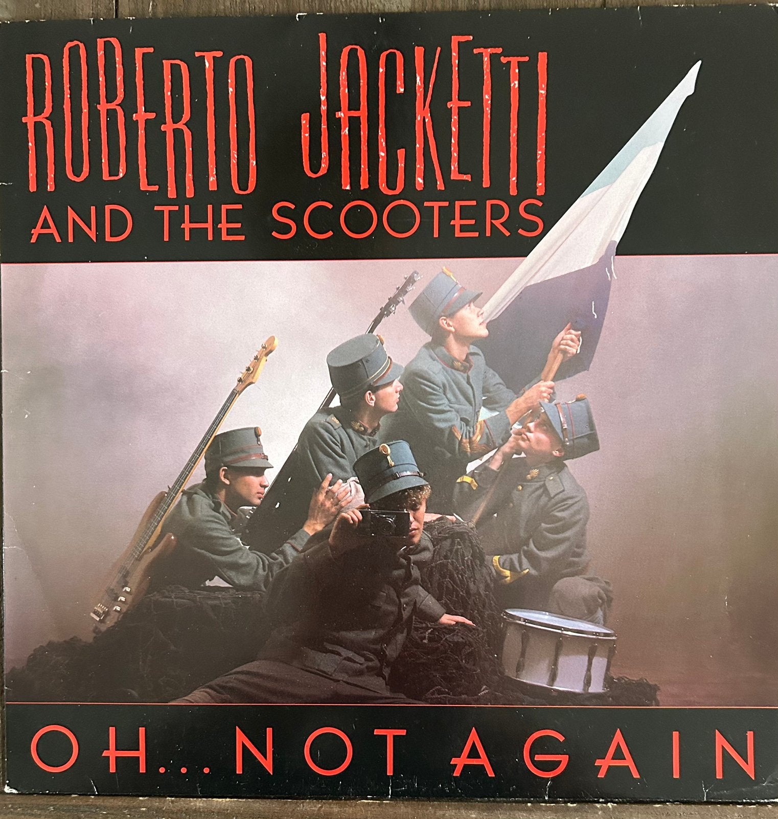 Roberto Jacketti & The Scooters - Oh... Not Again LP, Gebruikt, 1980 - 1989, Ophalen of Verzenden, 12 inch
