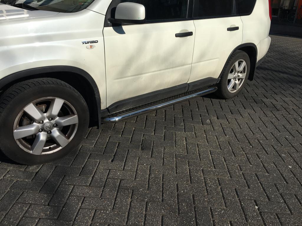 Nissan X-Trail 2008-2010 Sidebars met rvs trede, Auto-onderdelen, Sidebars, Nieuw, Ophalen