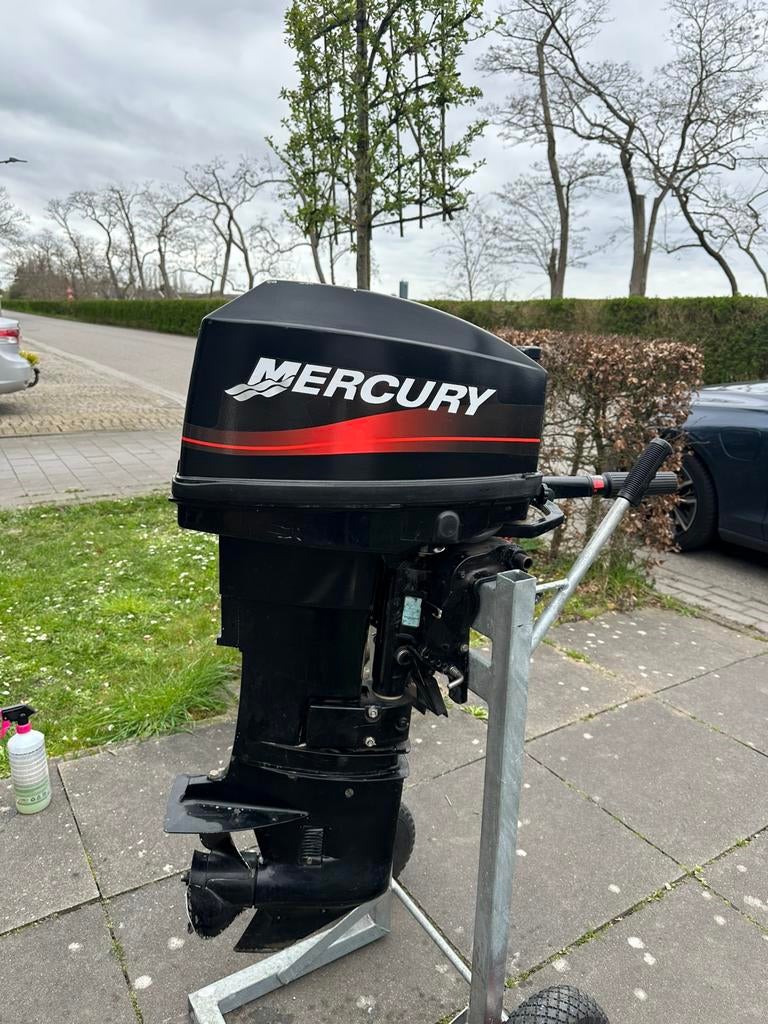 Mecury 25 pk 2 takt, Watersport en Boten, Ophalen of Verzenden, Zo goed als nieuw, Benzine, 10 tot 30 pk