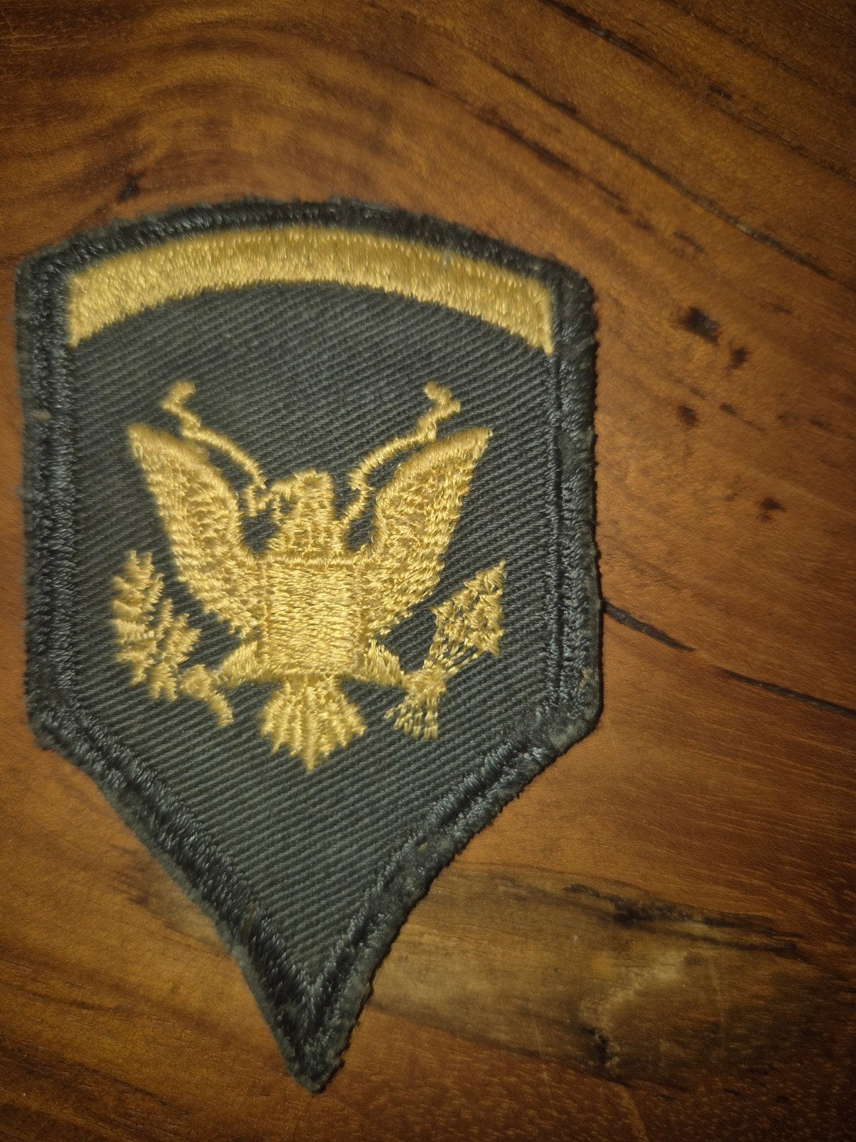 Vintage US Army Specialist 5 SP5 E-5 rank patch – Vietnam /, Verzamelen, Ophalen of Verzenden, Landmacht, Amerika, Embleem of Badge
