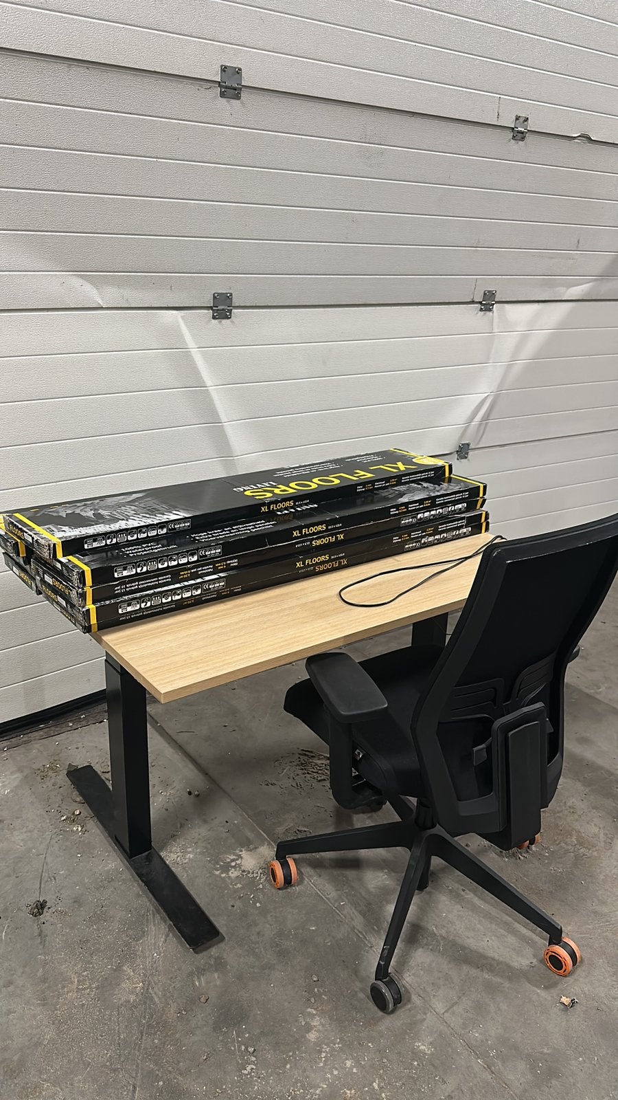Pvc laminaat, Ophalen, Nieuw, Grijs, 10 tot 25 m²