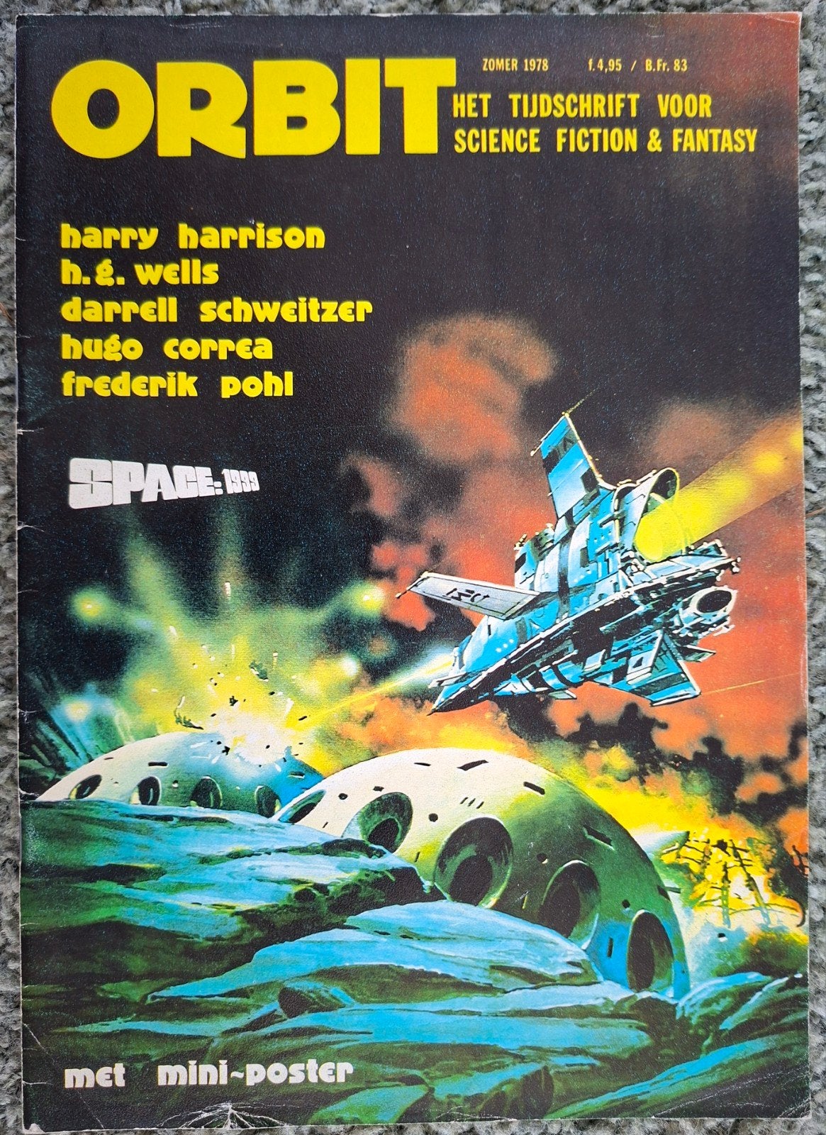 ORBIT #4. 1978. SPACE 1999. NL TIJDSCHRIFT SCI-FI / FANTASY., Ophalen of Verzenden, Gelezen