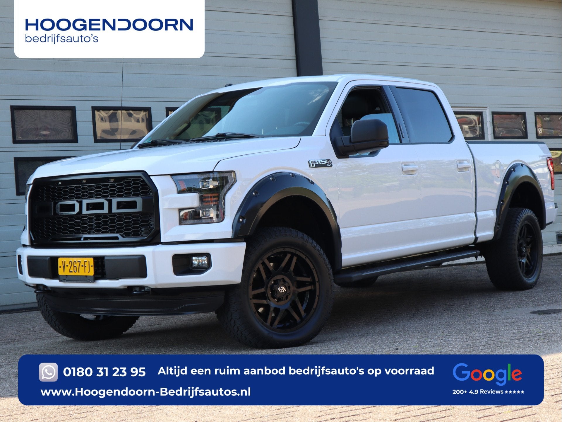 Ford USA F-150 3.5 V6 370pk 4X4 LPG Prins - OUTLAW - Pano -, Auto's, 2382 kg, Gebruikt, F-150, Wit