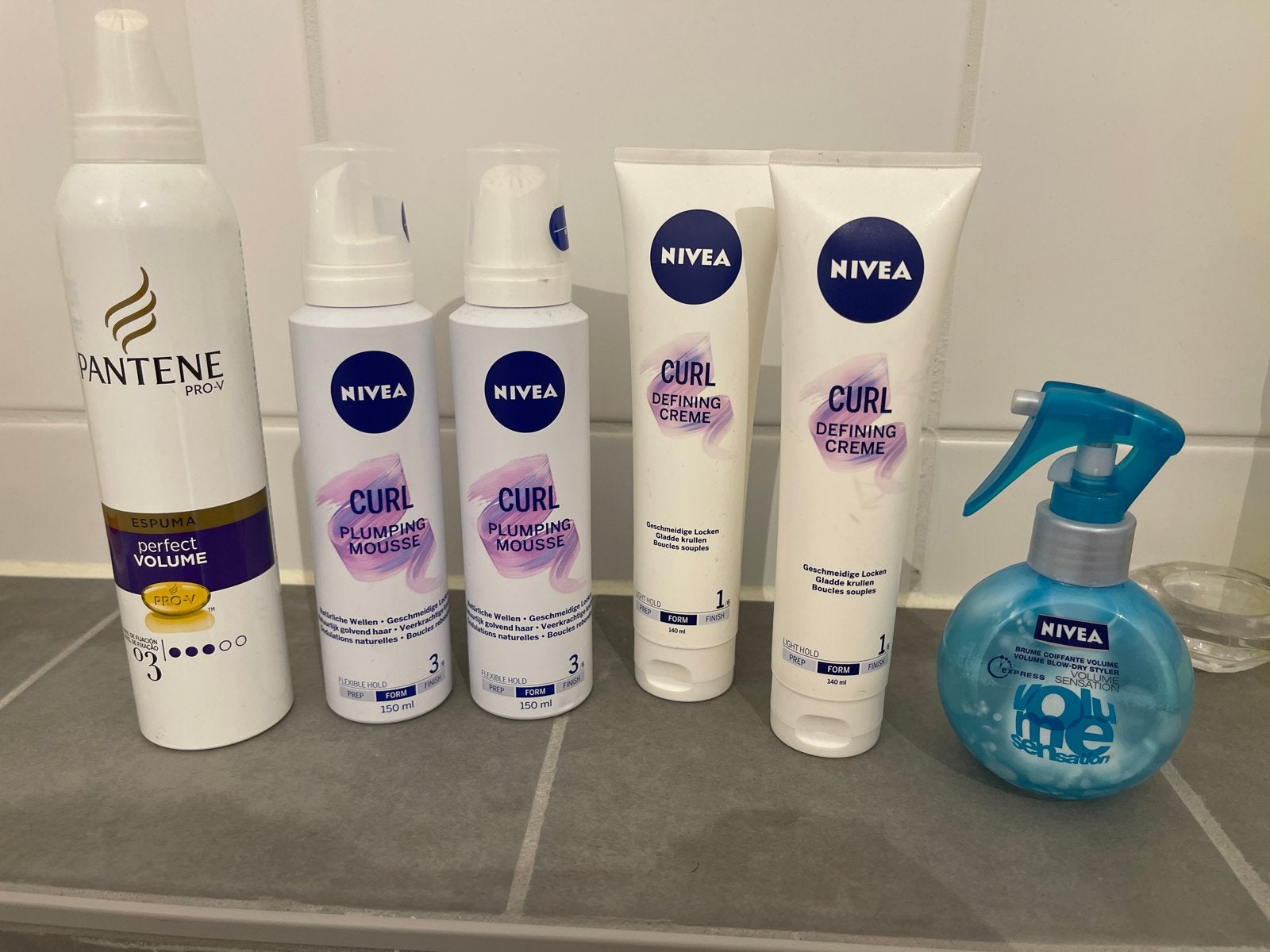 Haarverzorgingsproducten: Nivea & Pantene, Ophalen, Zo goed als nieuw, Gel, Wax, Haarlak of Mousse
