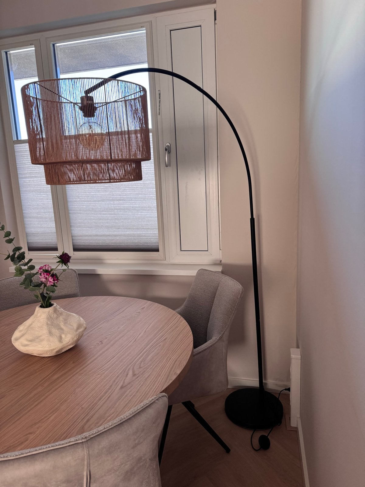 Vloerlamp Cilen Kwantum met kap!, Ophalen, E27 (groot), Zo goed als nieuw, Metaal