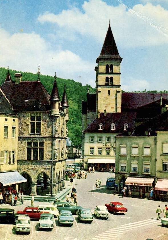 Echternach - Place du Marché, Ophalen of Verzenden, 1960 tot 1980, Gelopen, België en Luxemburg